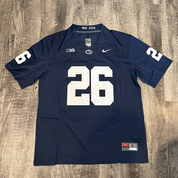 Saquon Barkley Penn State Blue Jersey Men’s Size S-XXL - Picture 3 of 8